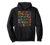 Types of Dinosaurs Alphabet ABC A-Z Dino Lover Kids Boys Pullover Hoodie