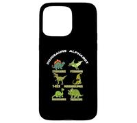TYPES of DINOSAURS CUTE DINO Alphabet A-Z ABC kids for boys Case for iPhone 15 Pro Max