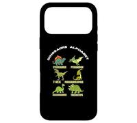 TYPES of DINOSAURS CUTE DINO Alphabet A-Z ABC kids for boys Case for iPhone 17 Pro Max