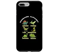 TYPES of DINOSAURS CUTE DINO Alphabet A-Z ABC kids for boys Case for iPhone 7 Plus/8 Plus