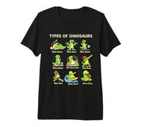 Types of Dinosaurs Funny Dino-Snore Premium T-Shirt