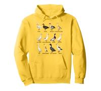 Types of Domestic Ducks Breeds Identification Chart Pullover Hoodie