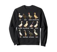 Types of Domestic Ducks Breeds Identification Chart Sweatshirt