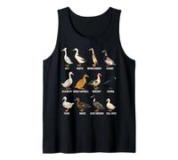 Types of Domestic Ducks Breeds Identification Chart Tank Top
