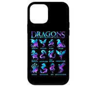 Types of Dragons Galaxy Legendary Cool Dragon Species Chart Case for iPhone 12 mini