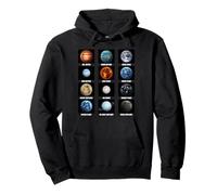 Types of Exoplanets Astronomy Space Science Lovers Pullover Hoodie