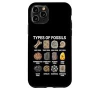 Types of Fossils Chart Paleontology Science Fossil Lovers Case for iPhone 11 Pro