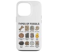 Types of Fossils Chart Paleontology Science Fossil Lovers Case for iPhone 13 Pro