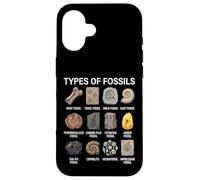 Types of Fossils Chart Paleontology Science Fossil Lovers Case for iPhone 16