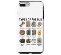 Types of Fossils Chart Paleontology Science Fossil Lovers Case for iPhone 7 Plus/8 Plus