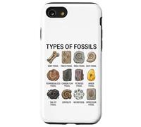 Types of Fossils Chart Paleontology Science Fossil Lovers Case for iPhone SE (2020) / 7/8