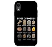 Types of Fossils Chart Paleontology Science Fossil Lovers Case for iPhone XR