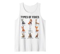 Types of Foxes Educational Collection Fox Types Fox Species Tank Top