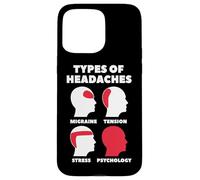 Types Of Headaches Studies In Psychology Student Teacher Case for iPhone 15 Pro Max