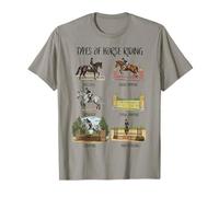 Types of Horse Riding Guide Equestrian Styles T-Shirt