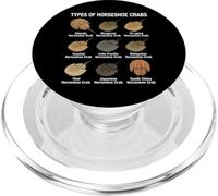 Types of Horseshoe Crabs - Diverse Horseshoe Crab Species PopSockets PopGrip for MagSafe