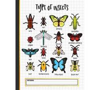 Types Of Insects Study Of Biology Science Bug Identification Notebook: Cute Bugs Notebook Journal, Bugs Lovers Gift For Kids Girls , Blank Lined ... Birthday/ Thanksgiving Notebooks Journal