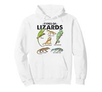 Types Of Lizards Iguana Gecko Dragon Chameleon Pullover Hoodie
