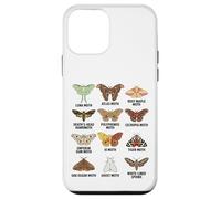 Types of Moths Scientific Educational Insect Chart Case for iPhone 12 mini