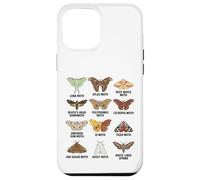 Types of Moths Scientific Educational Insect Chart Case for iPhone 12 Pro Max
