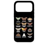 Types of Moths Scientific Educational Insect Chart Case for iPhone 17 Pro Max
