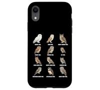 Types of Owls - Owl Species Identification Chart Case for iPhone XR