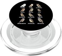 Types of Owls - Owl Species Identification Chart PopSockets PopGrip for MagSafe