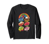 Types of Pie Funny Pi Day Math Teacher Geek 3.14 Math Pun Long Sleeve T-Shirt