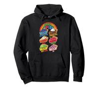 Types of Pie Funny Pi Day Math Teacher Geek 3.14 Math Pun Pullover Hoodie