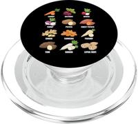 Types of Root Vegetables Food Chart PopSockets PopGrip for MagSafe
