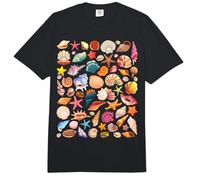 Types of Seashells Scientific Seashell Chart Educational Comfort Colors Adult Heavyweight T-Shirt