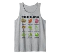 Types of Seaweed, Seaweed Species Chart, Marine Algae Types Tank Top
