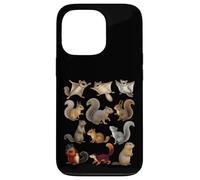 Types of Squirrels Identification Chart Species of Squirrels Case for iPhone 13 Pro
