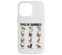 Types of Squirrels Identification Chart Species of Squirrels Case for iPhone 14 Pro Max
