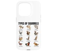 Types of Squirrels Identification Chart Species of Squirrels Case for iPhone 15 Pro