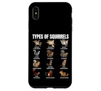 Types of Squirrels Identification Chart Species of Squirrels Case for iPhone XS Max