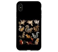 Types of Squirrels Identification Chart Species of Squirrels Case for iPhone XS Max