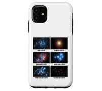 Types of Star Clusters Astronomy & Space Exploration Case for iPhone 11