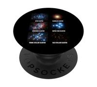 Types of Star Clusters Astronomy & Space Exploration PopSockets Adhesive PopGrip