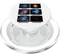 Types of Star Clusters Astronomy & Space Exploration PopSockets PopGrip for MagSafe