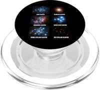 Types of Star Clusters Astronomy & Space Exploration PopSockets PopGrip for MagSafe