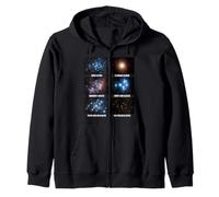 Types of Star Clusters Astronomy & Space Exploration Zip Hoodie