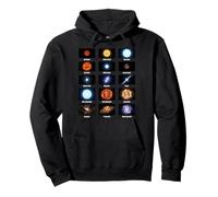 Types of Stars Astronomy Chart Stellar Objects Educational Pullover Hoodie