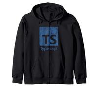 TypeScript Programming Language - Software Engineer & Coder Zip Hoodie