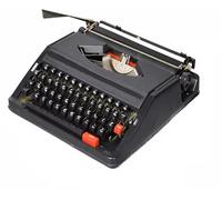 Typewriter Building Set for Adults, Collectible Retro Display Model, Creative Hobbies Unique Gift Idea