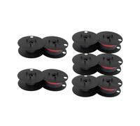 Typewriter Carbon Ribbon Holder GR24 Universal Twin Spool Calculator Ribbon Adding Machine Black Red(5PK)