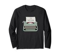 Typewriter Funny Mr Right Long Sleeve T-Shirt