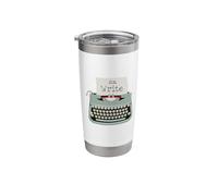 Typewriter Funny Mr Right Stainless Steel Insulated Tumbler