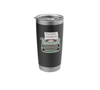 Typewriter Funny The Book was Better Stainless Steel Insulated Tumbler