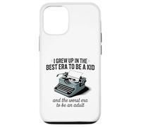 Typewriter I Grew up in the best era to be a kid retro vibes Case for iPhone 12/12 Pro